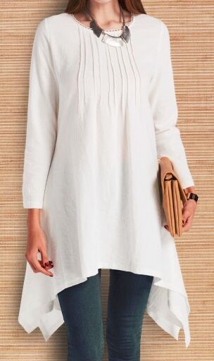 Chic Asymmetrical O Neck T Shirt