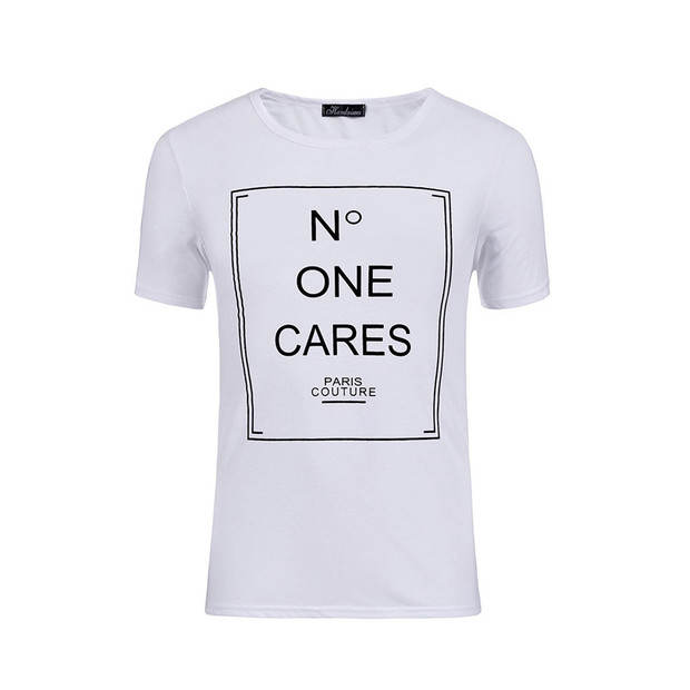 Cheap Short Sleeve O Neck Letter Printed T Shirt Online