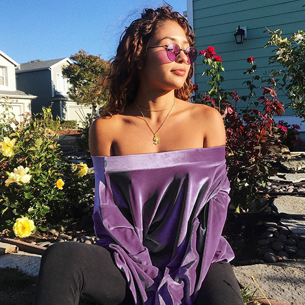 Purple Off Shoulder Sexy Velvet Top